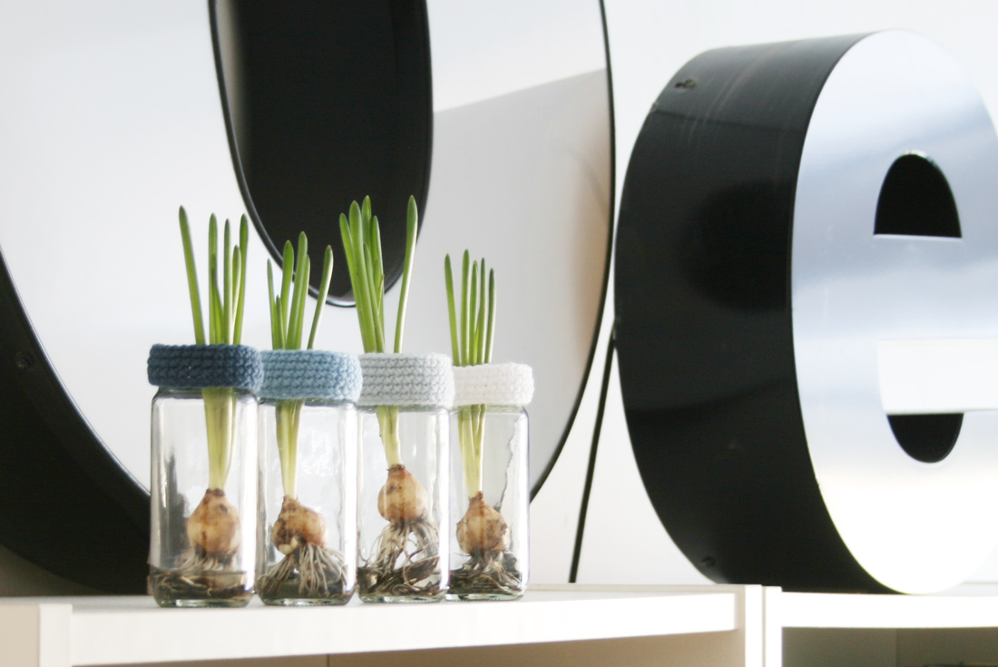 DIY-Idee für stylische Vasen aus Altglas